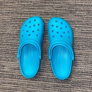 Turquoise Crocs